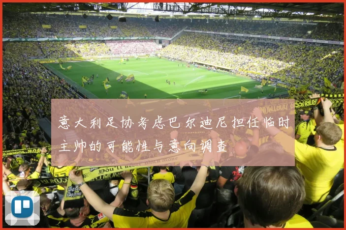 意大利足协考虑巴尔迪尼担任临时主帅的可能性与意向调查